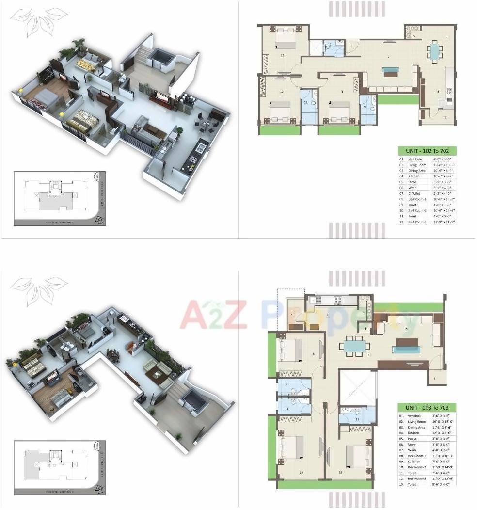 Layout of real estate project Sahaj Homes located at Memnagar, Ahmedabad, Gujarat