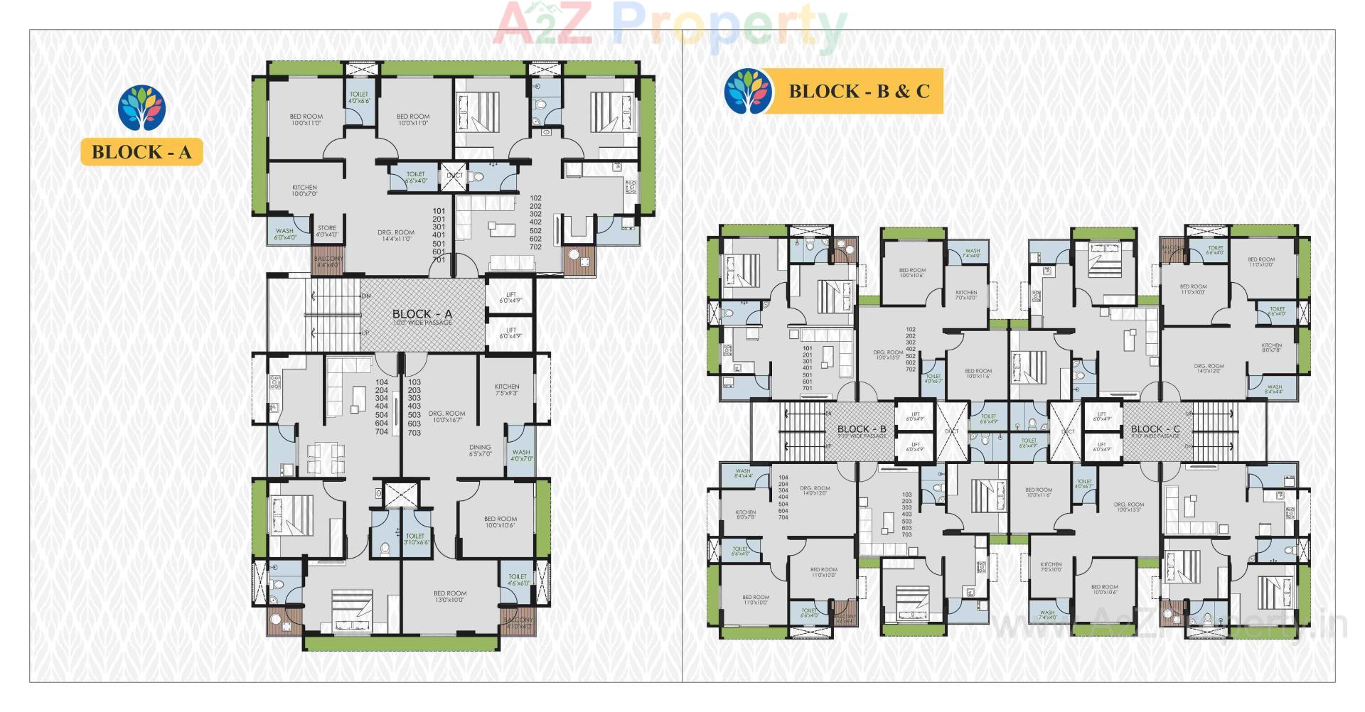 Layout of real estate project Sahajanand Harmony located at Vatva, Ahmedabad, Gujarat