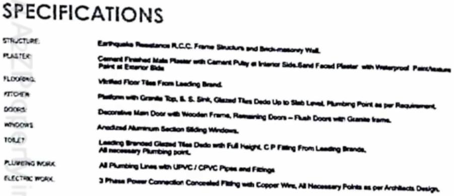 Project Specifications