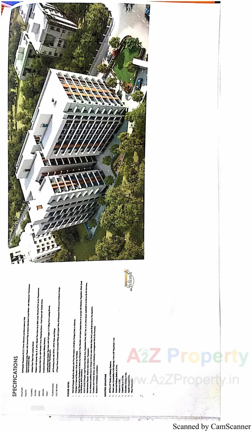  of real estate project Sahajanand Heliconiya located at Chandkheda, Ahmedabad, Gujarat