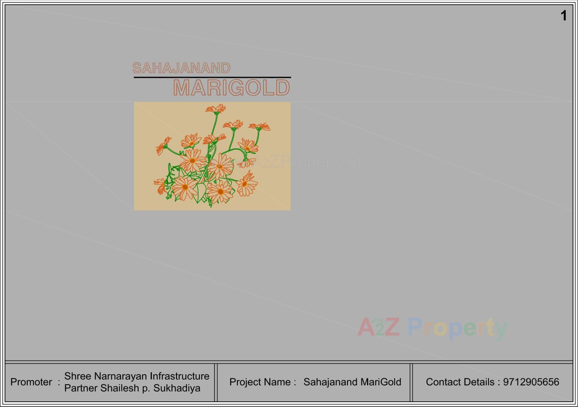  of real estate project Sahajanand Marigold located at Chandkheda, Ahmedabad, Gujarat