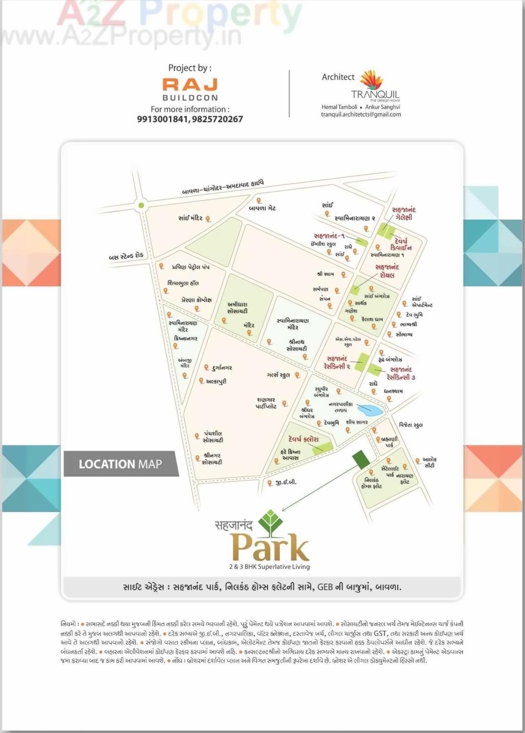  of real estate project Sahajanand Park located at Bavla, Ahmedabad, Gujarat