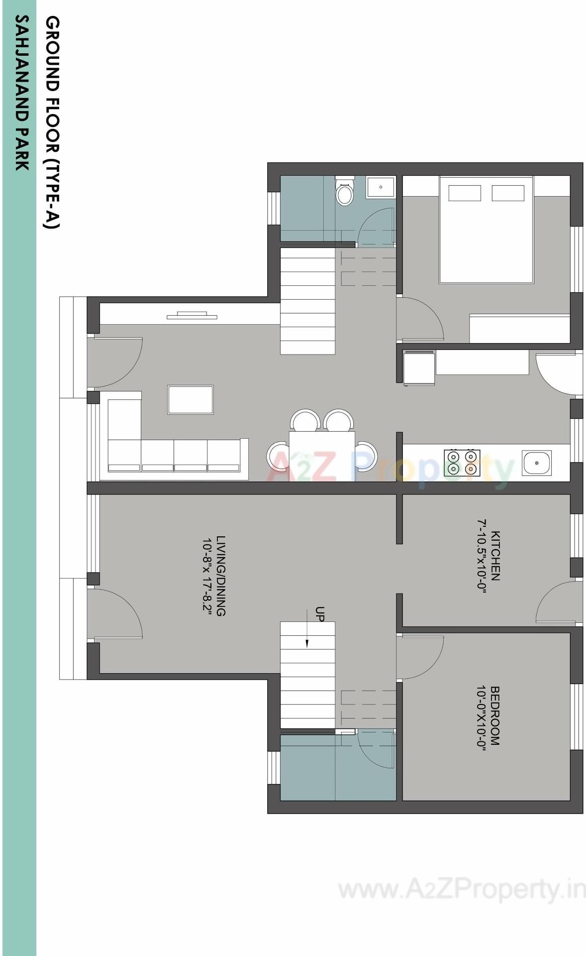 Layout of real estate project Sahajanand Park located at Bavla, Ahmedabad, Gujarat