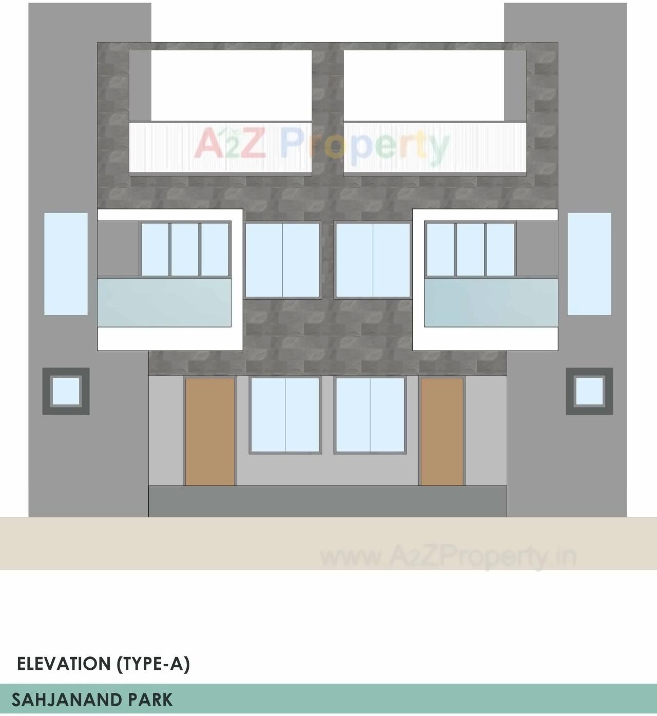 Layout of real estate project Sahajanand Park located at Bavla, Ahmedabad, Gujarat