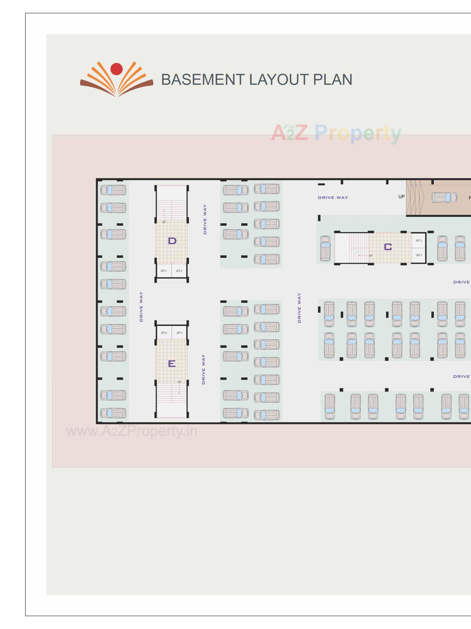 Layout of real estate project Sahajanand Vatika located at Khokhara, Ahmedabad, Gujarat