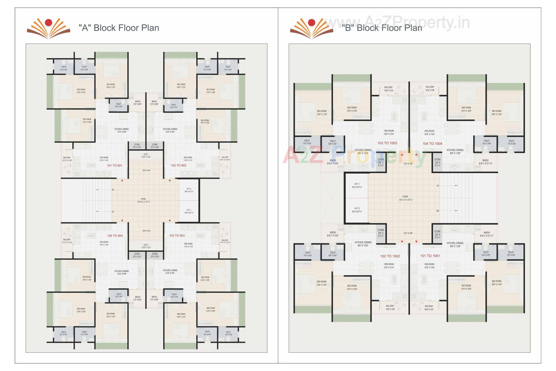 Layout of real estate project Sahajanand Vatika located at Khokhara, Ahmedabad, Gujarat