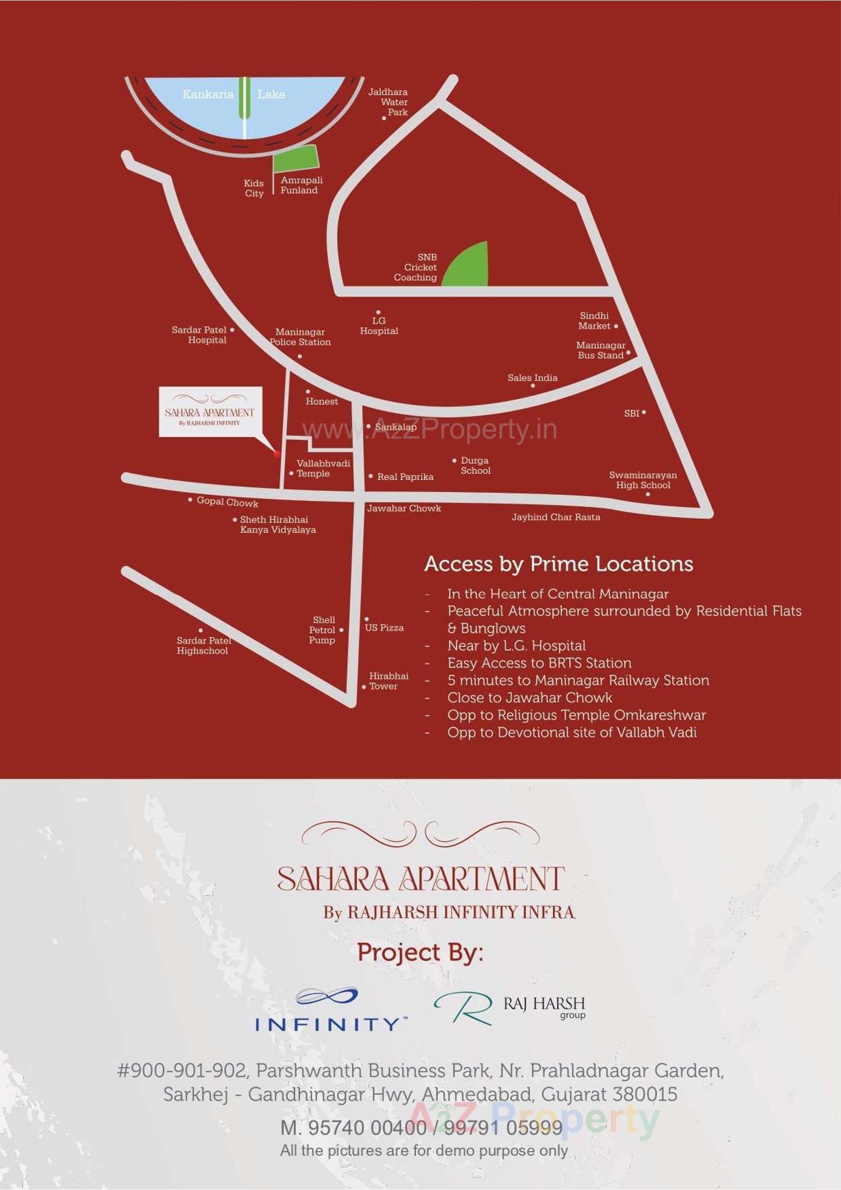  of real estate project Sahara Apartment located at Rajpur--hirpur, Ahmedabad, Gujarat