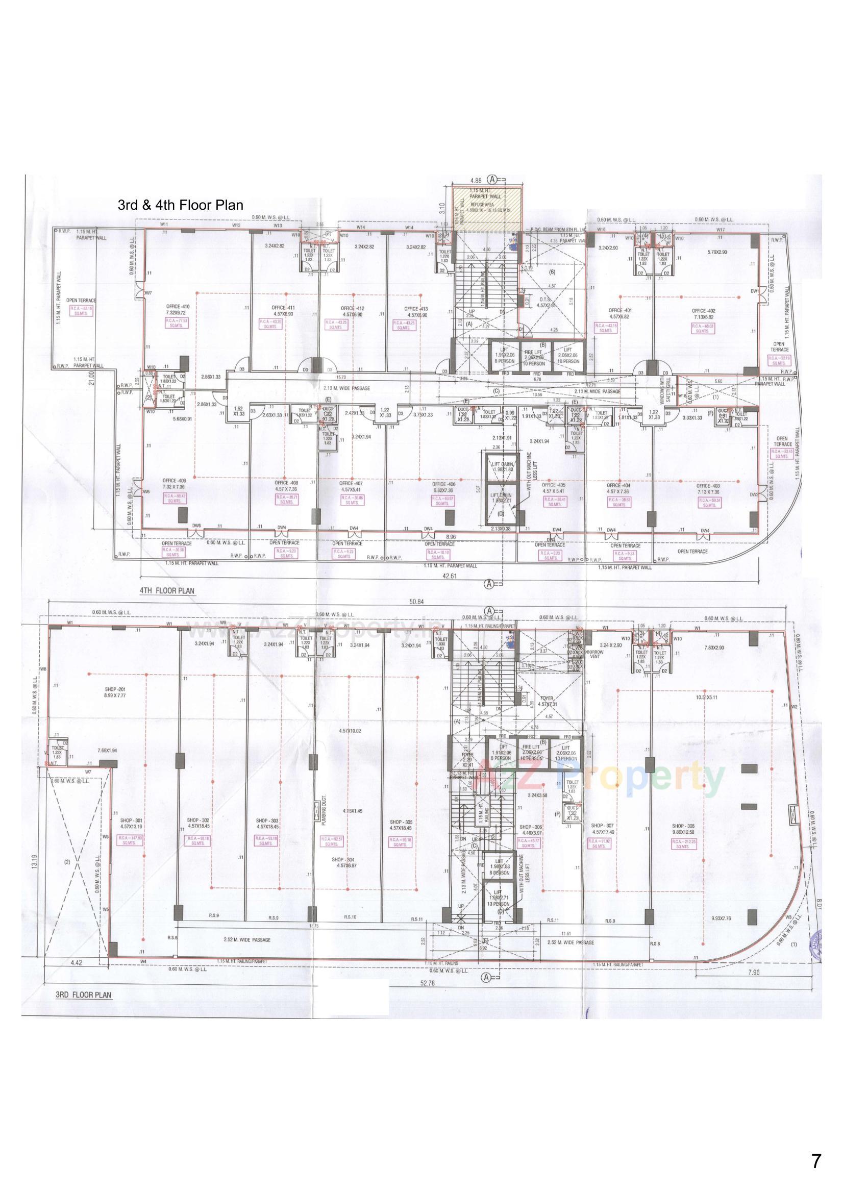 Layout of real estate project Sahdev Capitol located at Ahmedabad, Ahmedabad, Gujarat