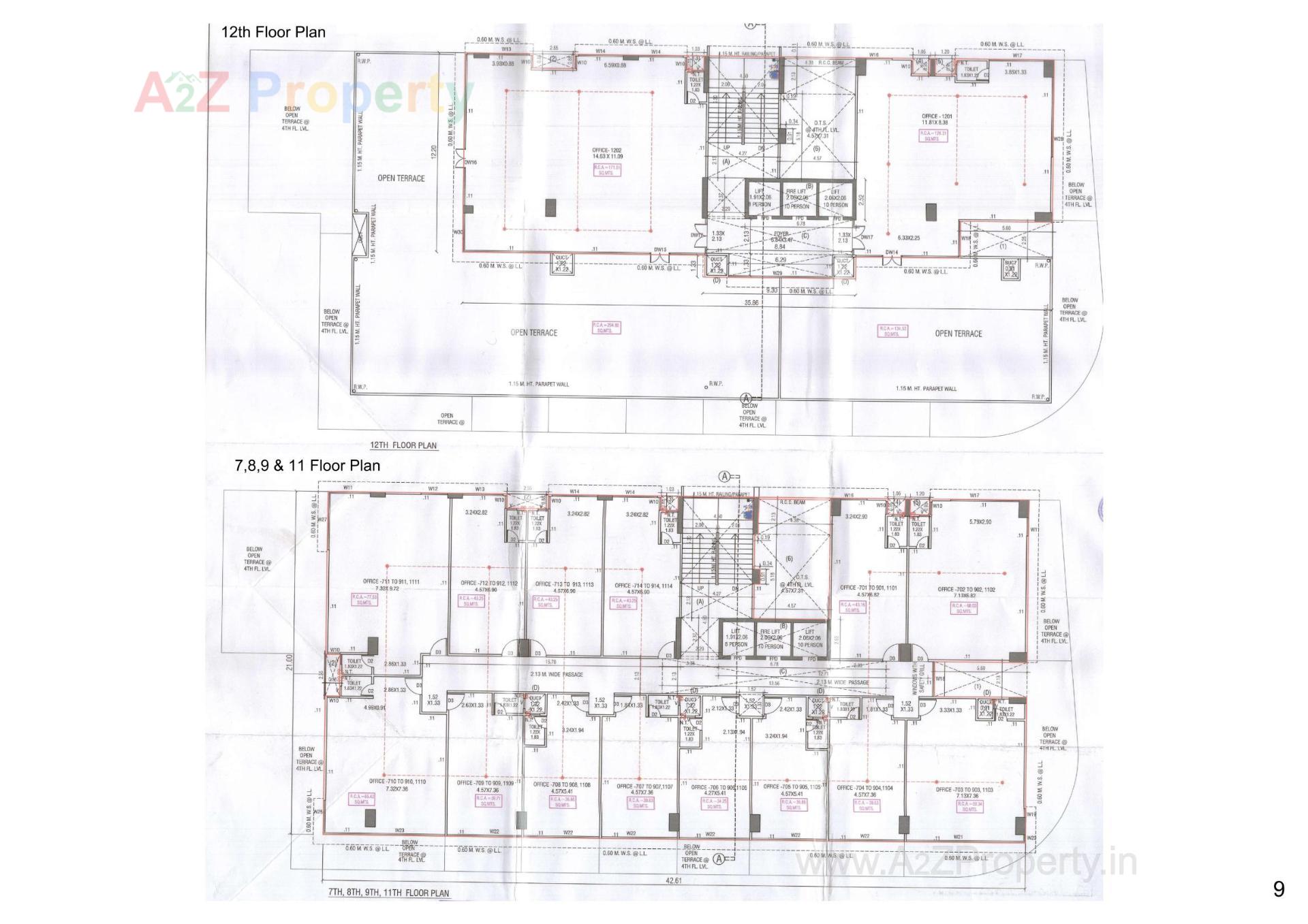Layout of real estate project Sahdev Capitol located at Ahmedabad, Ahmedabad, Gujarat