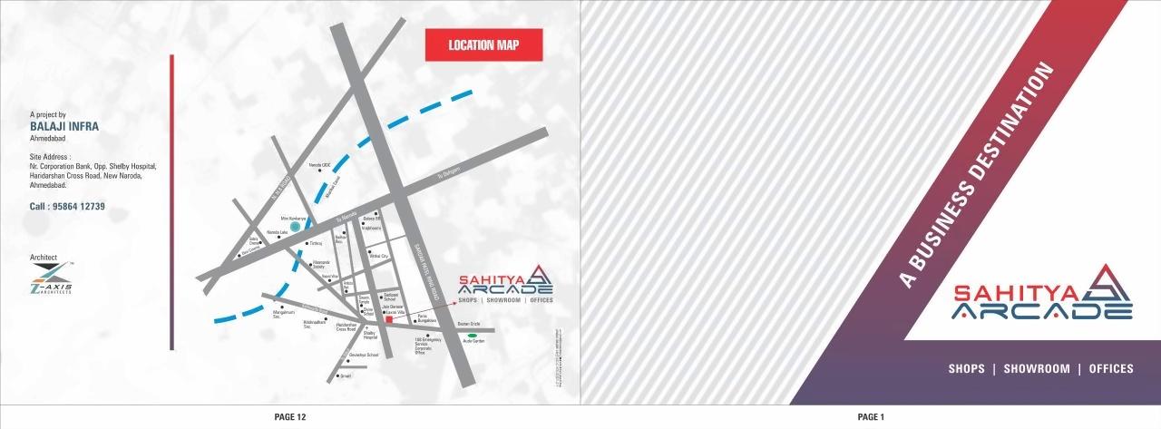  of real estate project Sahitya Arcade located at Naroda, Ahmedabad, Gujarat
