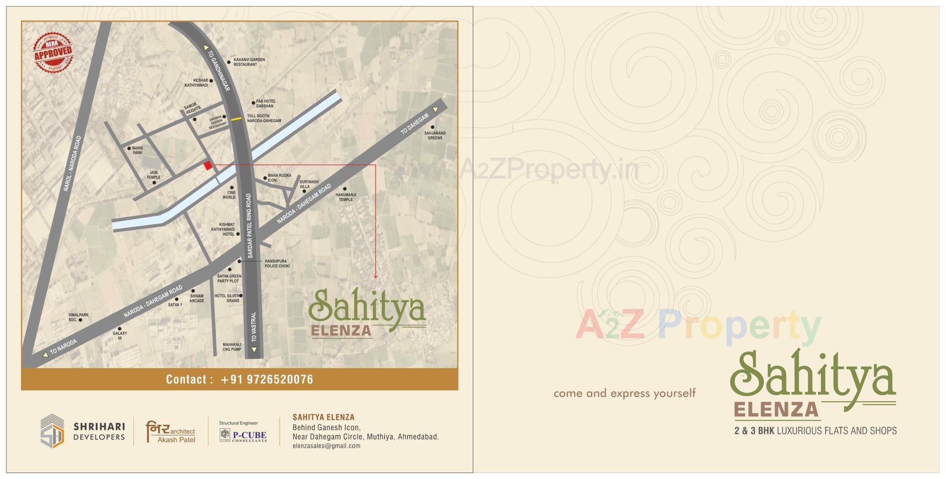  of real estate project Sahitya Elenza located at Muthiya, Ahmedabad, Gujarat