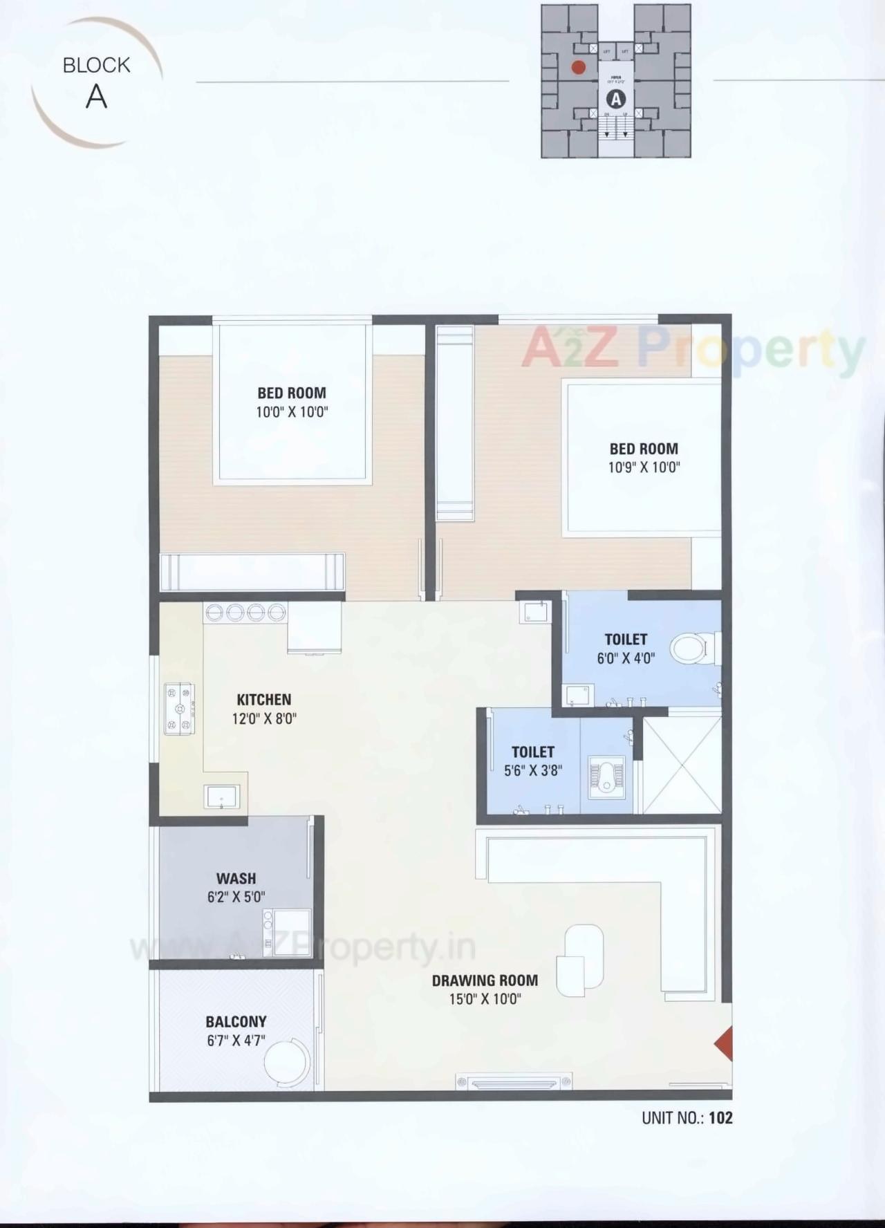 Layout of real estate project Sahitya Hills Icon located at Naroda, Ahmedabad, Gujarat