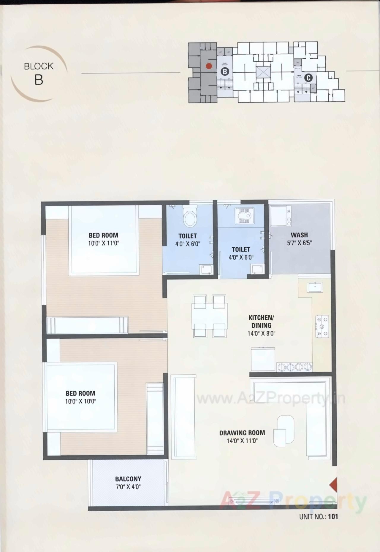 Layout of real estate project Sahitya Hills Icon located at Naroda, Ahmedabad, Gujarat