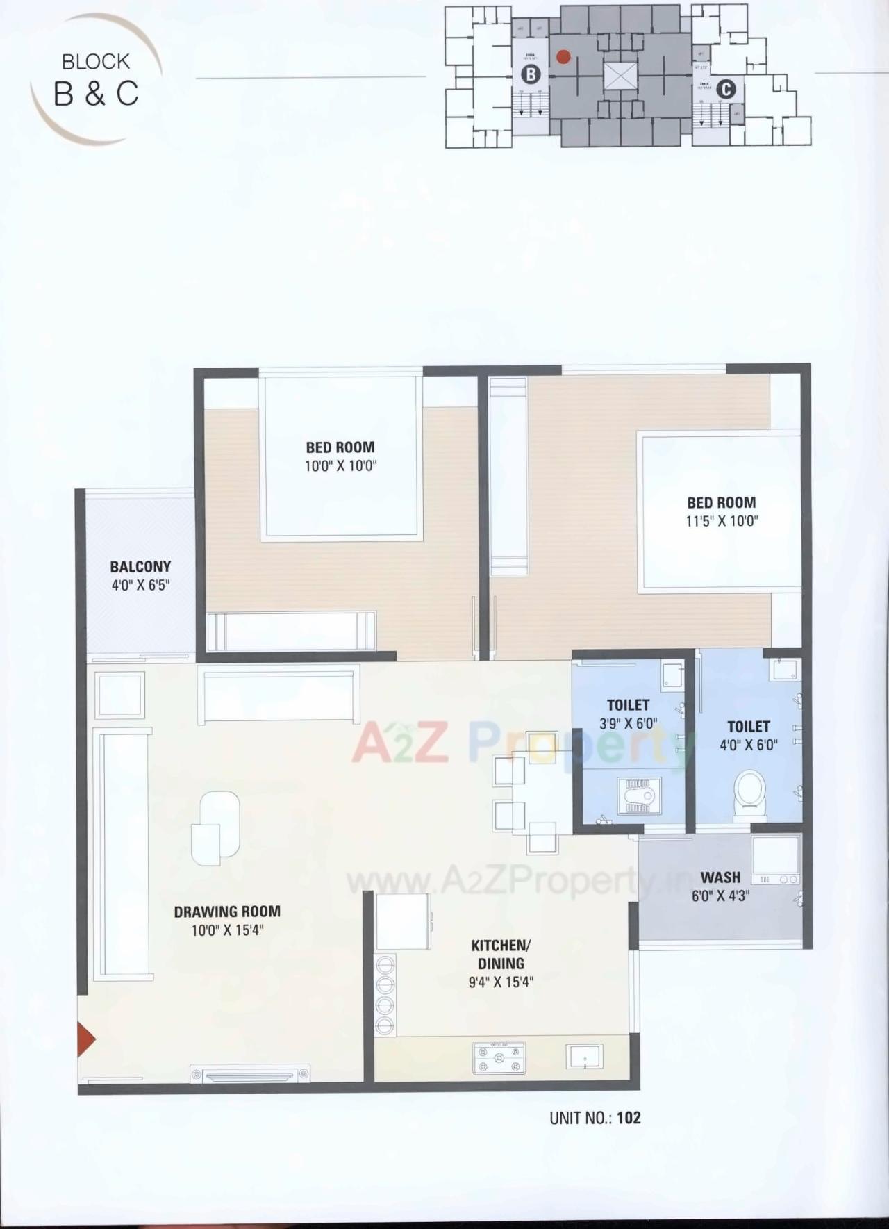 Layout of real estate project Sahitya Hills Icon located at Naroda, Ahmedabad, Gujarat