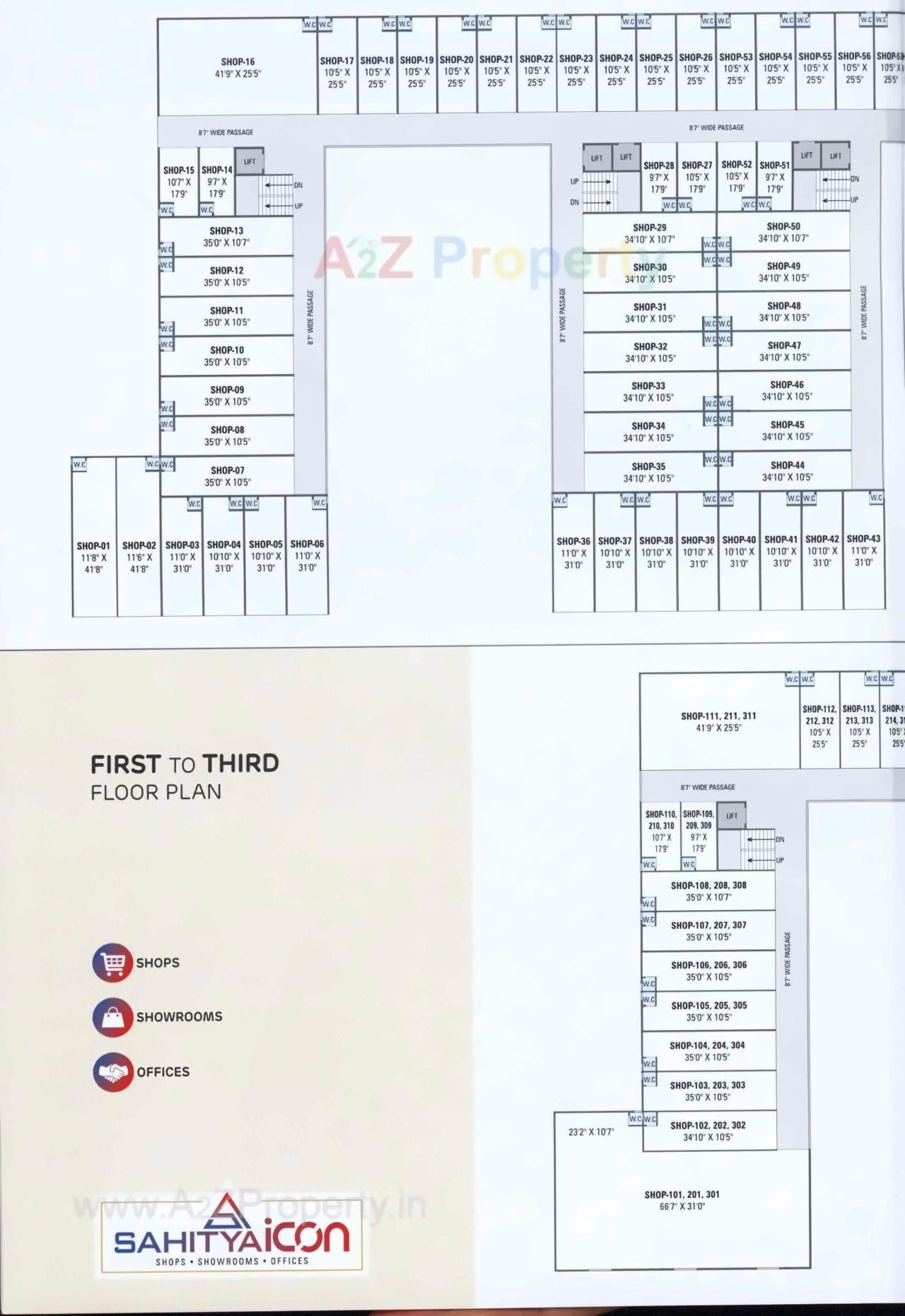 Layout of real estate project Sahitya Hills Icon located at Naroda, Ahmedabad, Gujarat