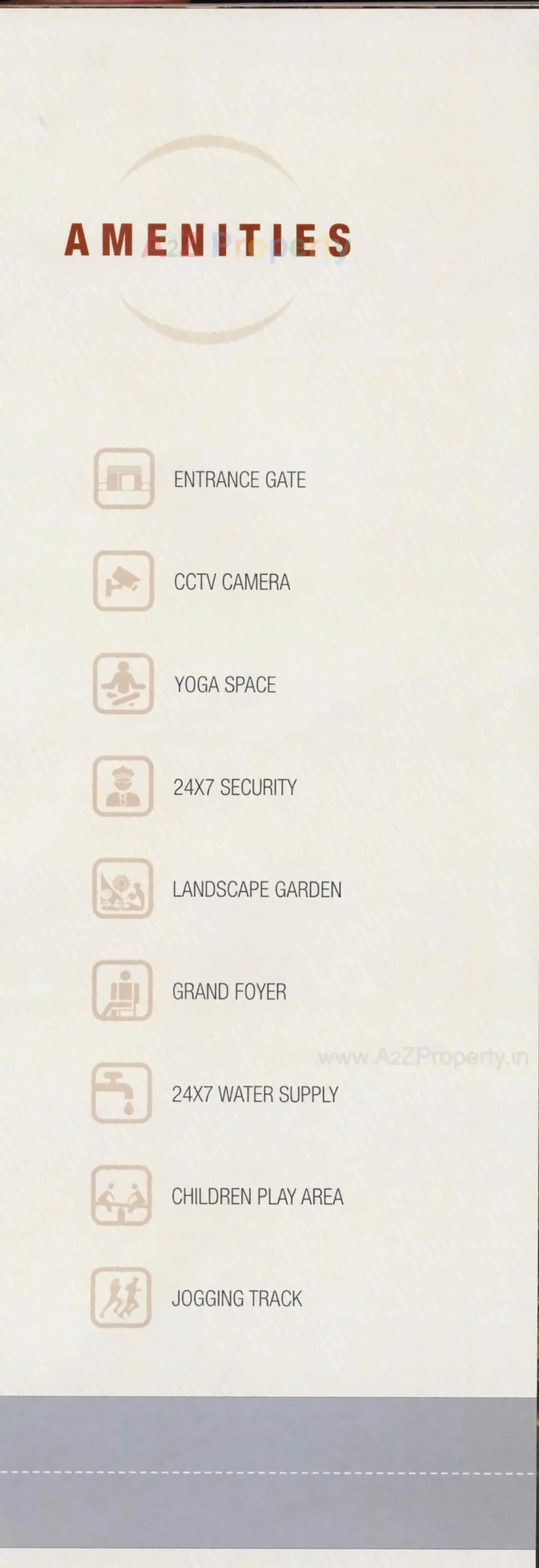 Amenities of Sahitya Hills Icon