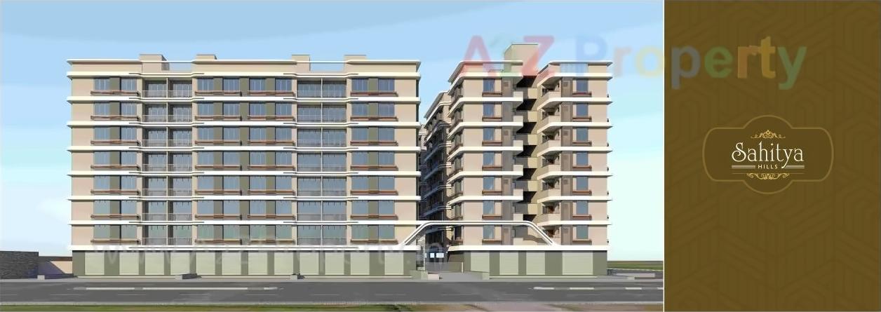 3D Elevation of real estate project Sahitya Hills located at Singarwa, Ahmedabad, Gujarat