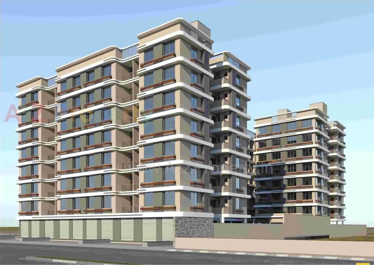 3D Elevation of real estate project Sahitya Hills located at Singarwa, Ahmedabad, Gujarat