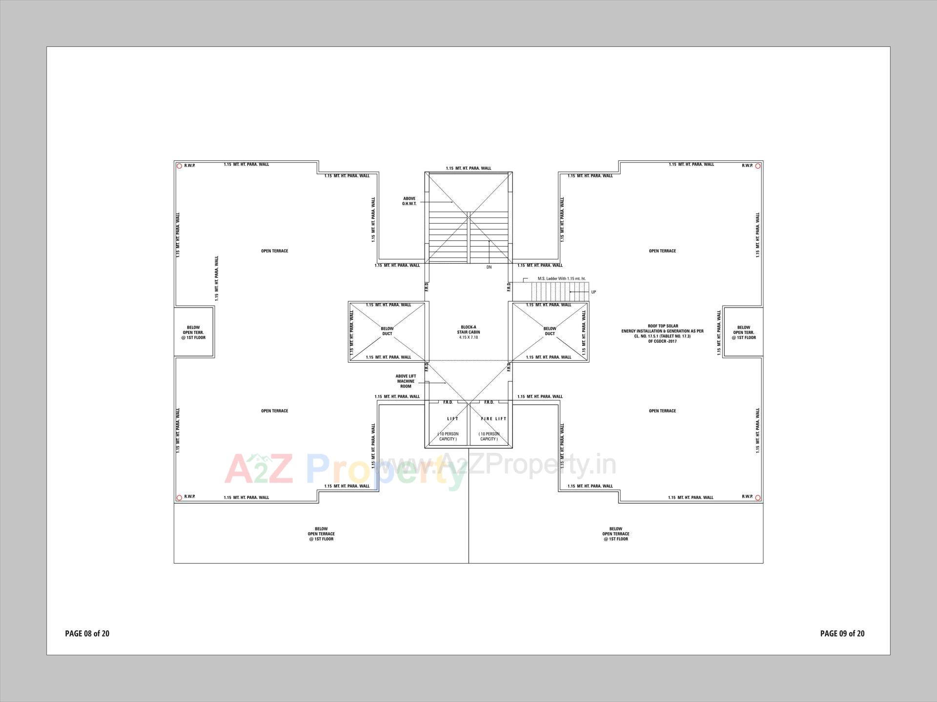 Layout of real estate project Sahitya Sky located at Naroda, Ahmedabad, Gujarat