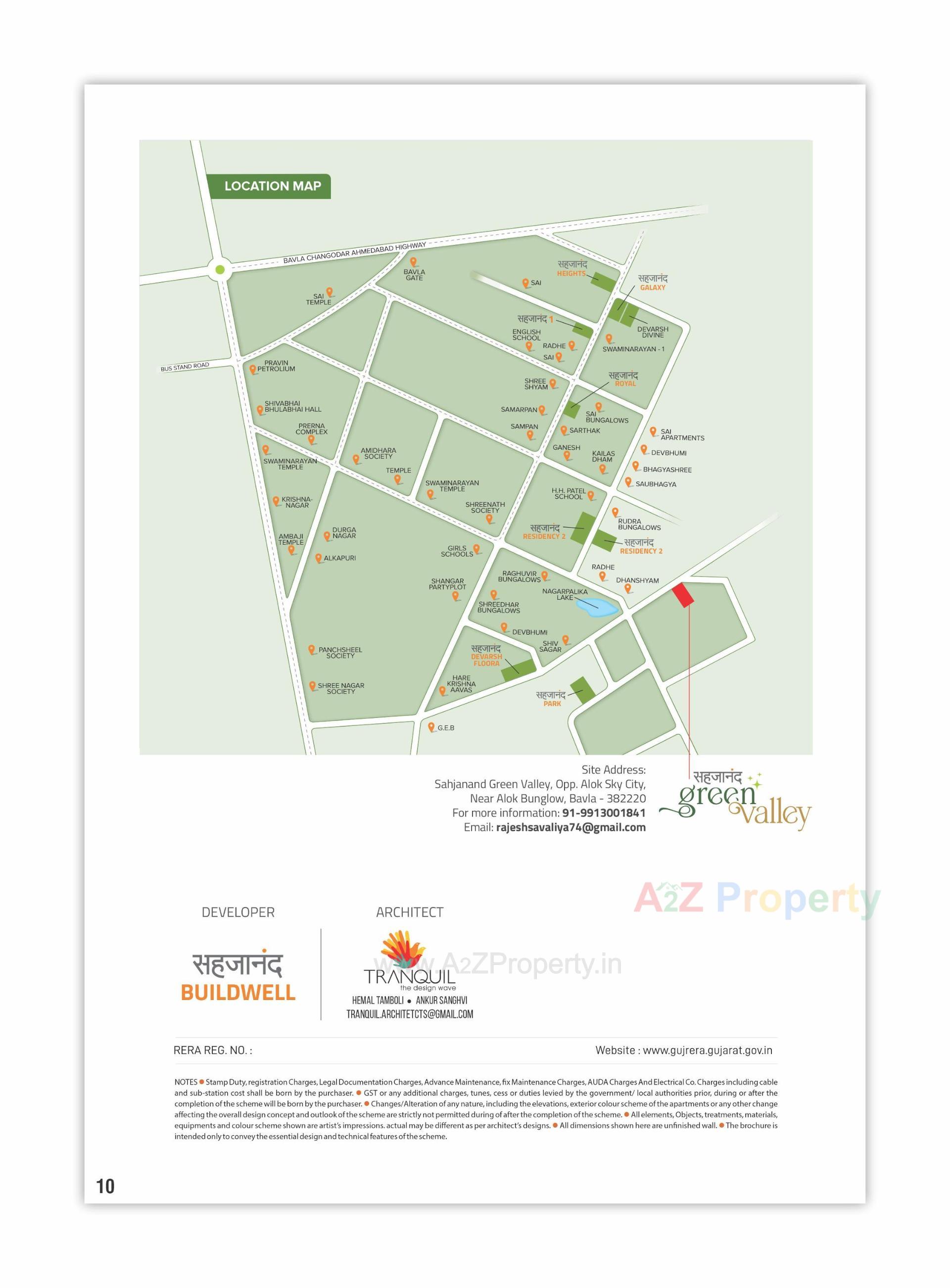  of real estate project Sahjanand Green Valley located at Bavla, Ahmedabad, Gujarat