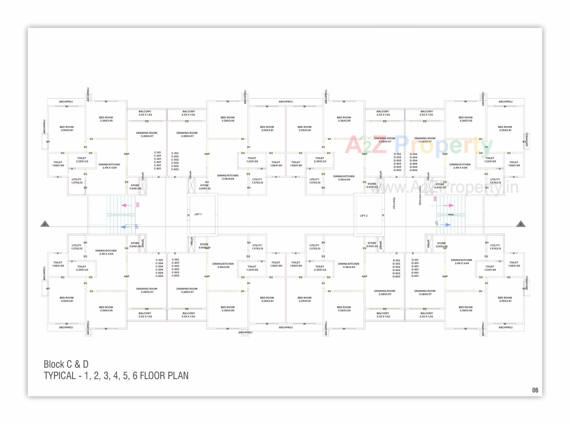 Layout of real estate project Sahjanand Green Valley located at Bavla, Ahmedabad, Gujarat
