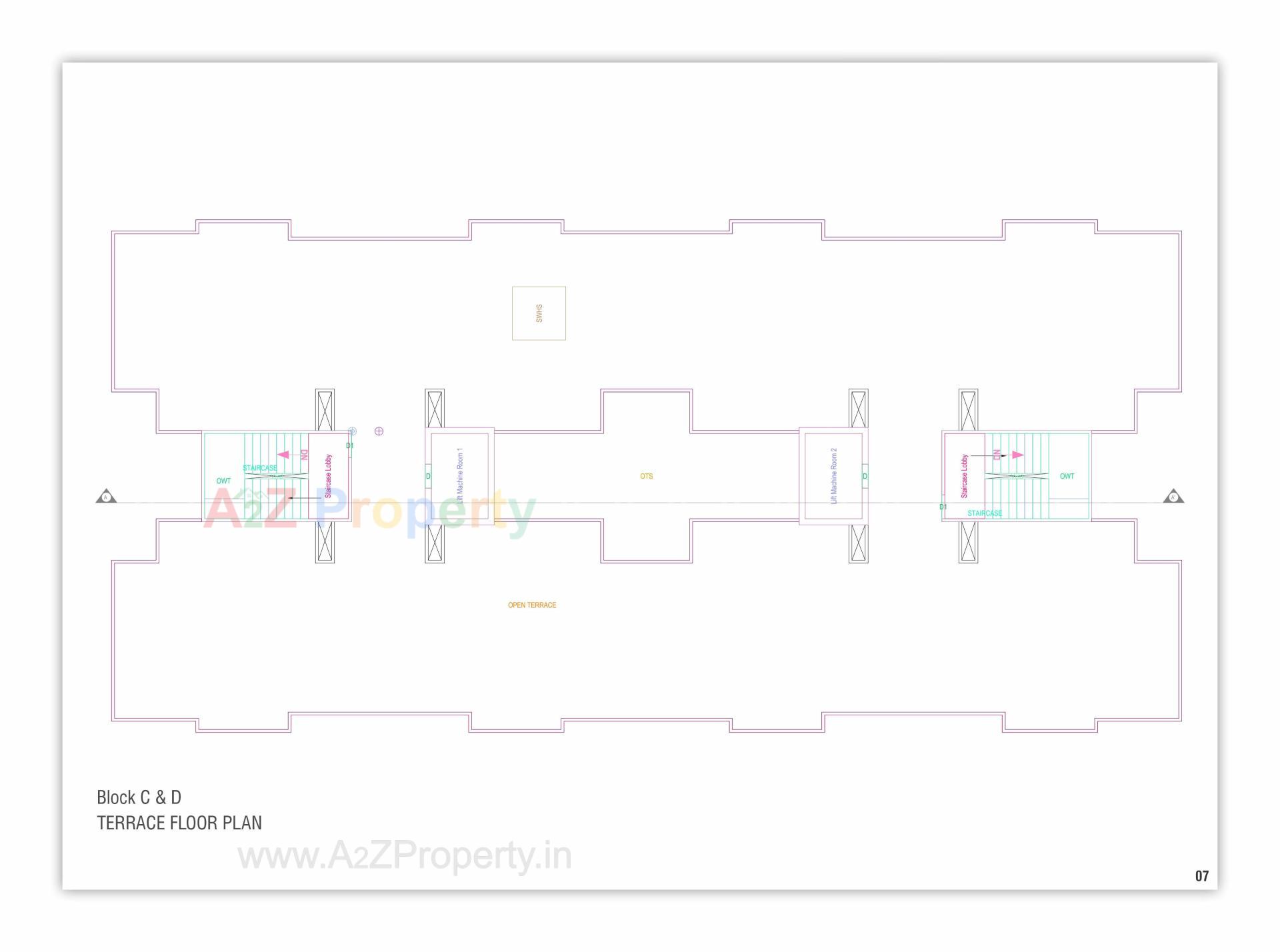 Layout of real estate project Sahjanand Green Valley located at Bavla, Ahmedabad, Gujarat