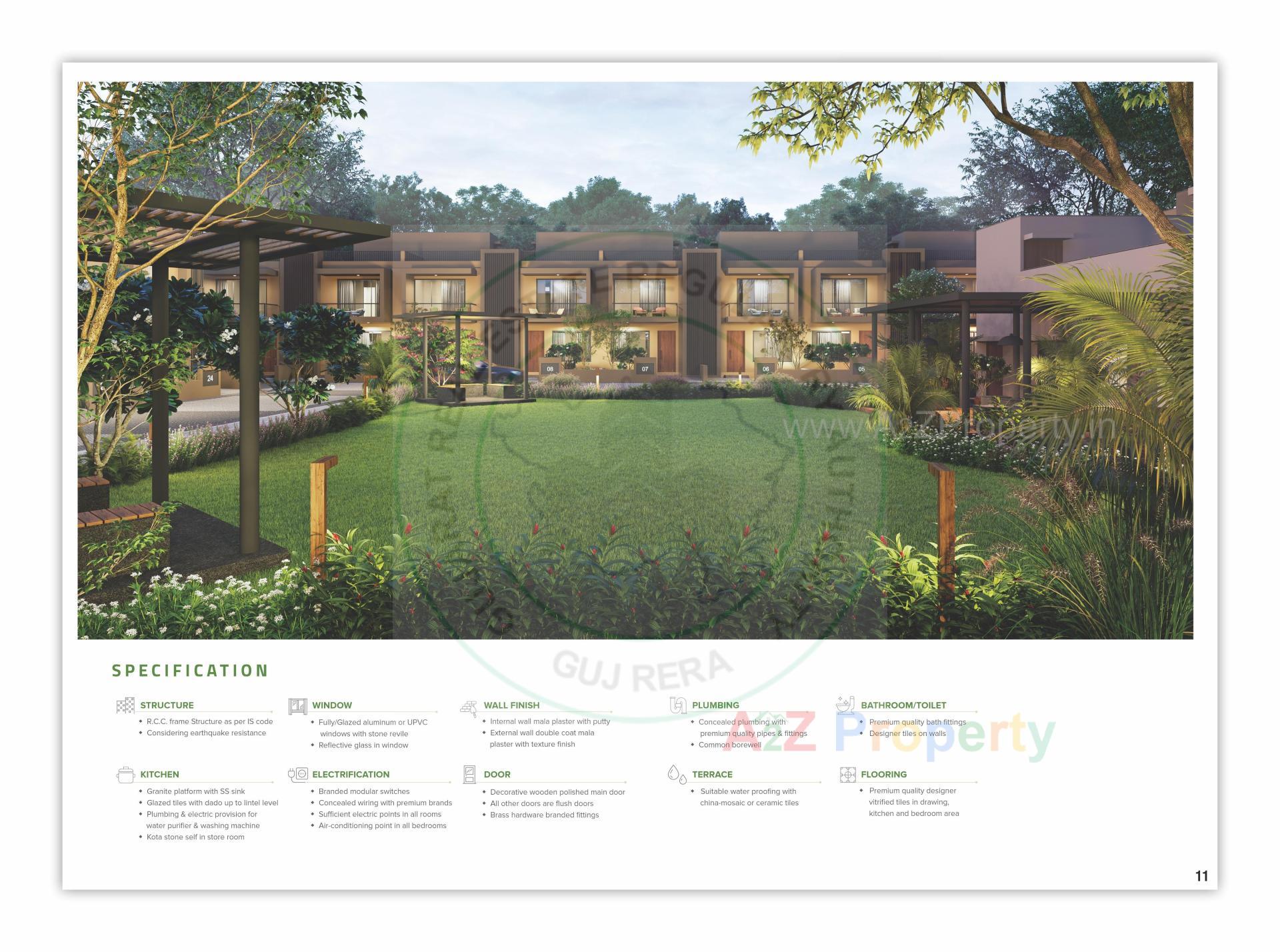  of real estate project Sahjanand Green Villa located at Bavla, Ahmedabad, Gujarat