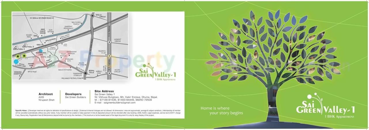  of real estate project Sai Green Valley located at Ghuma, Ahmedabad, Gujarat