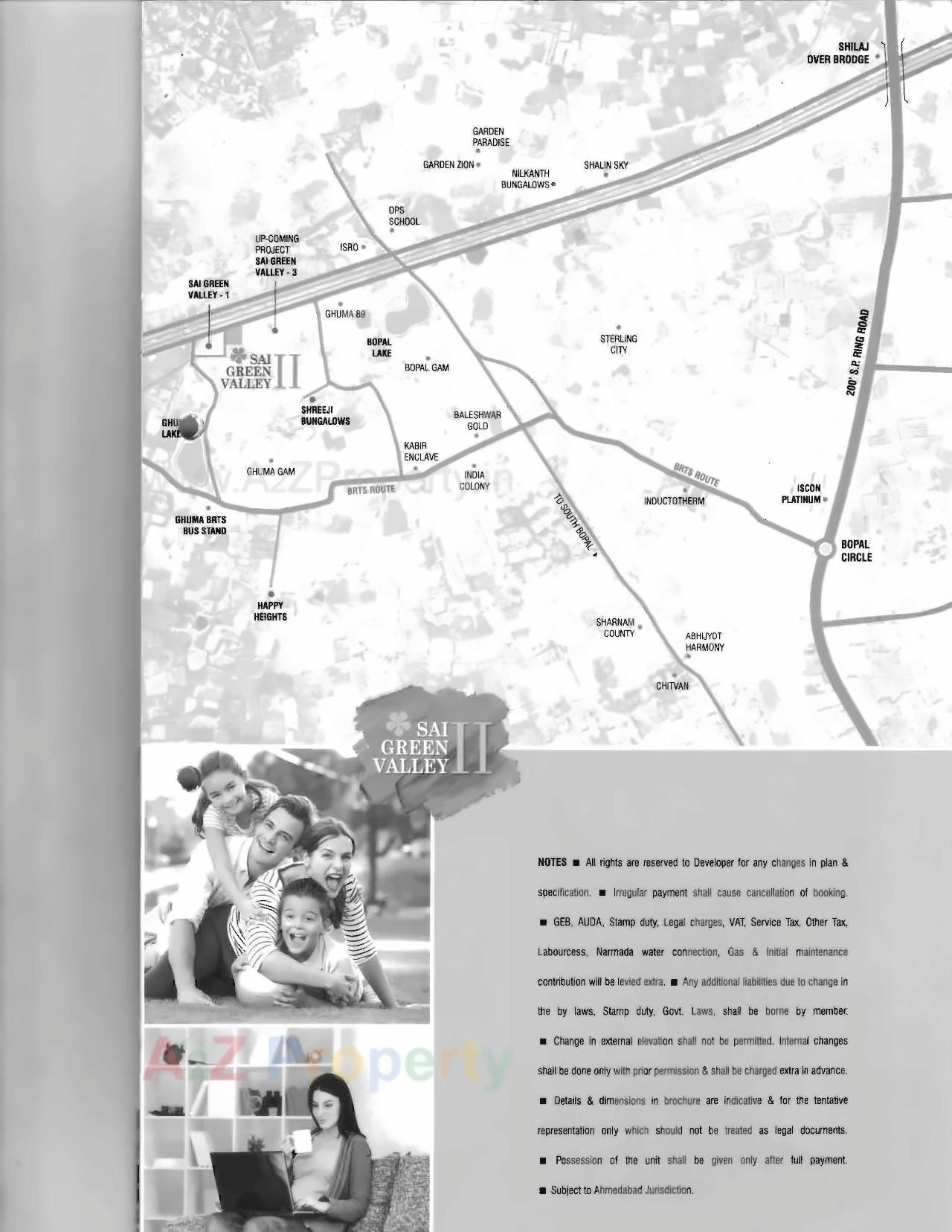  of real estate project Sai Green Valley located at Ghuma, Ahmedabad, Gujarat