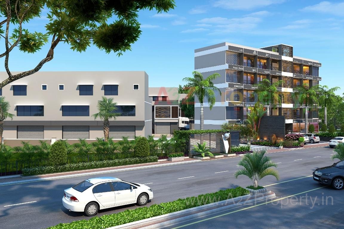 3D Elevation of real estate project Sai Prasad Industrial Park Ii located at Ramol, Ahmedabad, Gujarat