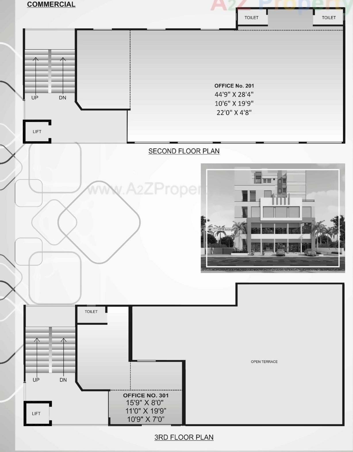 Layout of real estate project Sakar Raj Residency located at Kathwada, Ahmedabad, Gujarat