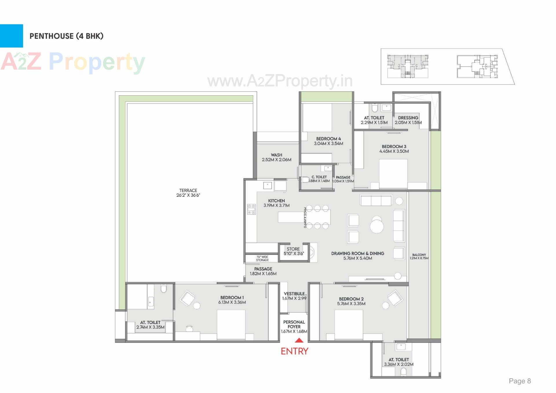 Layout of real estate project Sakar Sky located at Khoraj, Ahmedabad, Gujarat