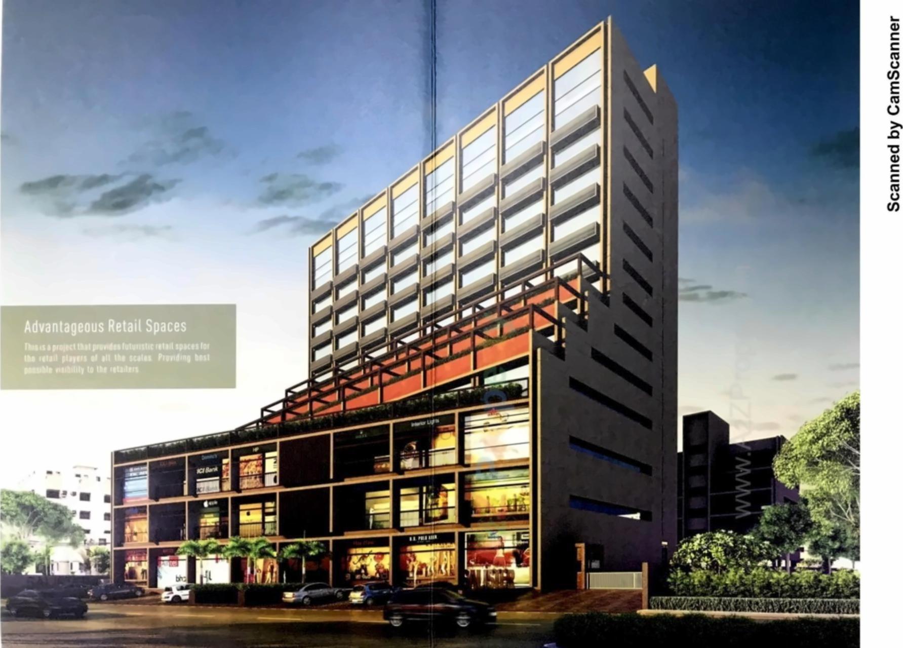 3D Elevation of real estate project Salister located at Bodakdev, Ahmedabad, Gujarat