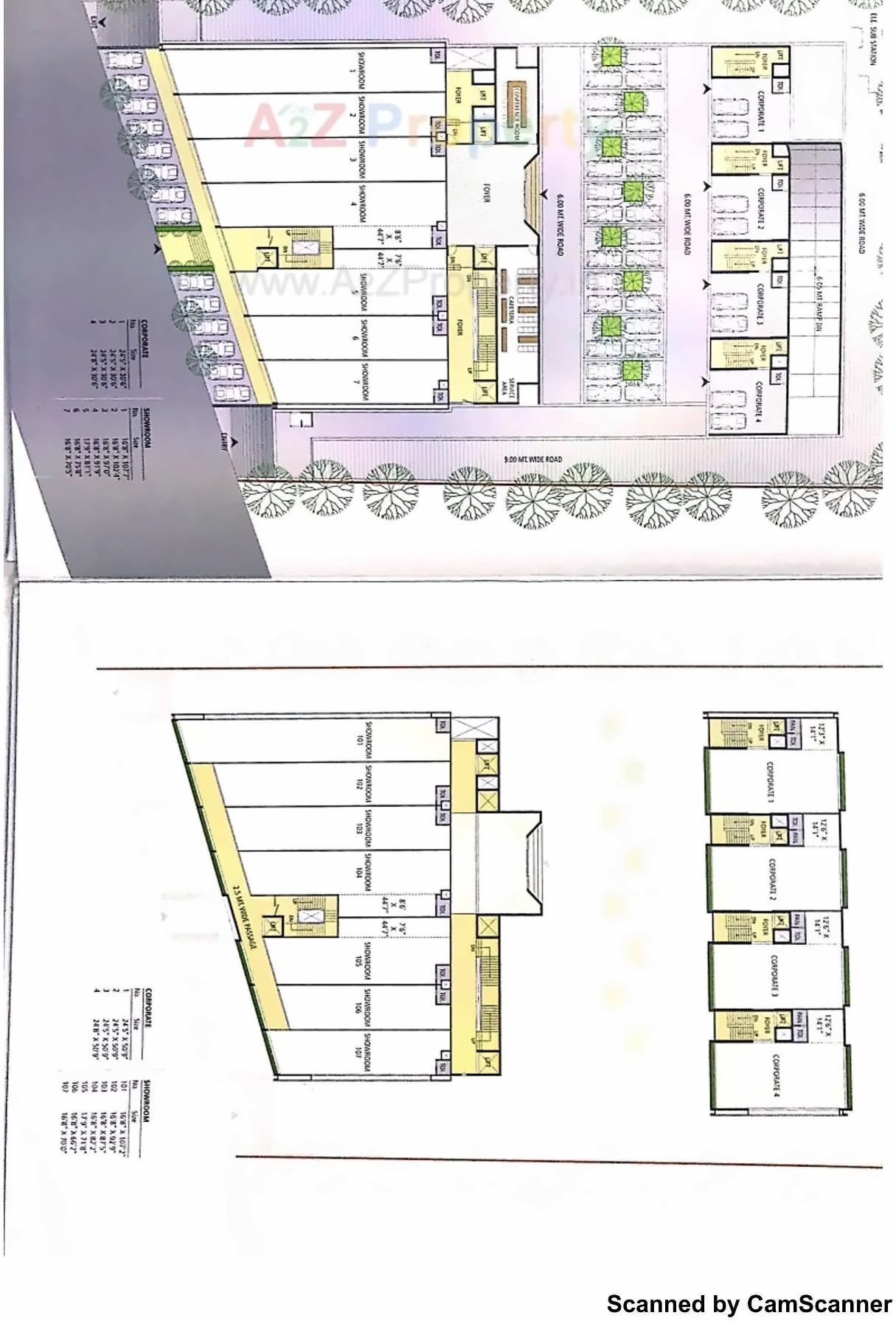 Layout of real estate project Salister located at Bodakdev, Ahmedabad, Gujarat