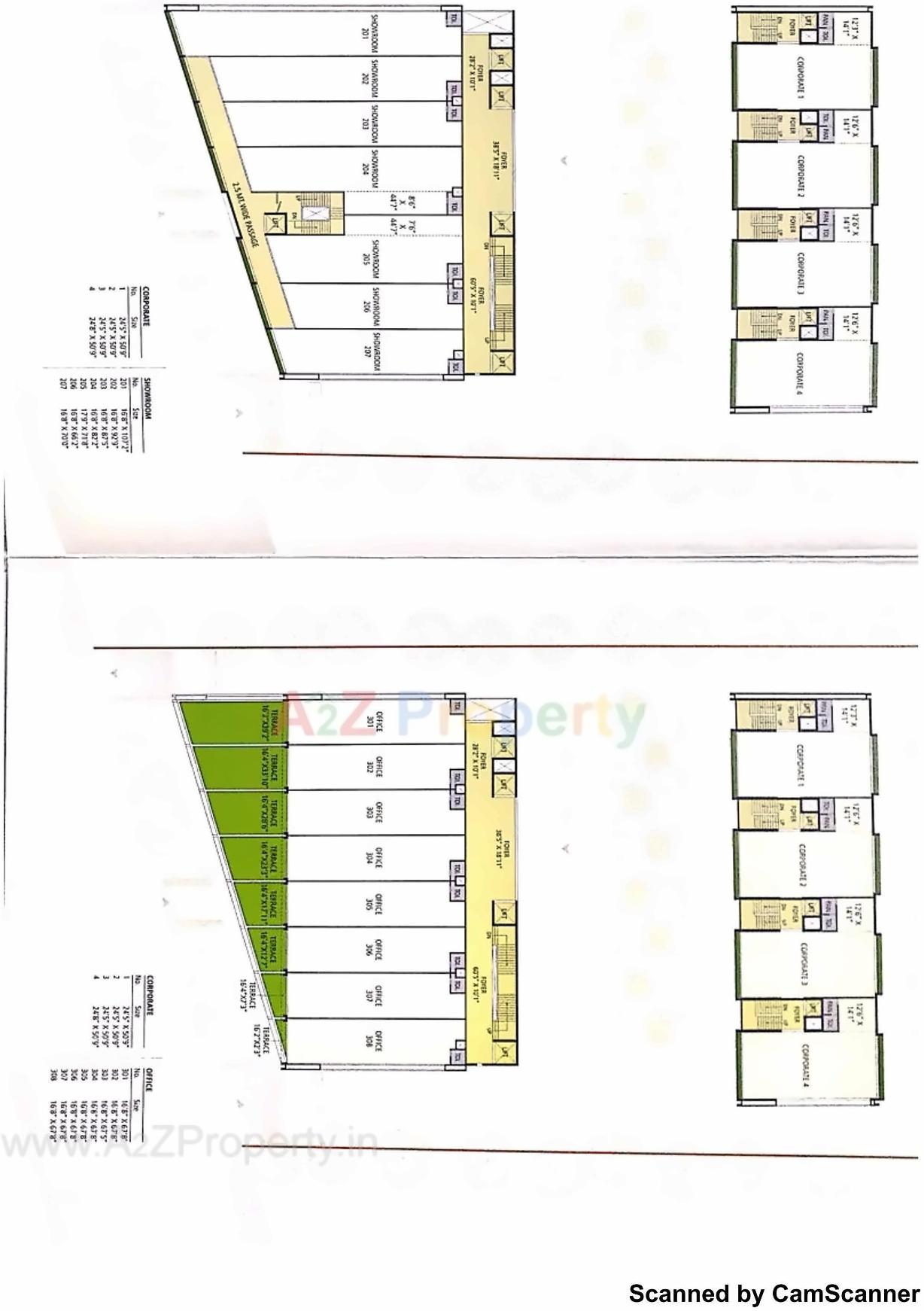 Layout of real estate project Salister located at Bodakdev, Ahmedabad, Gujarat
