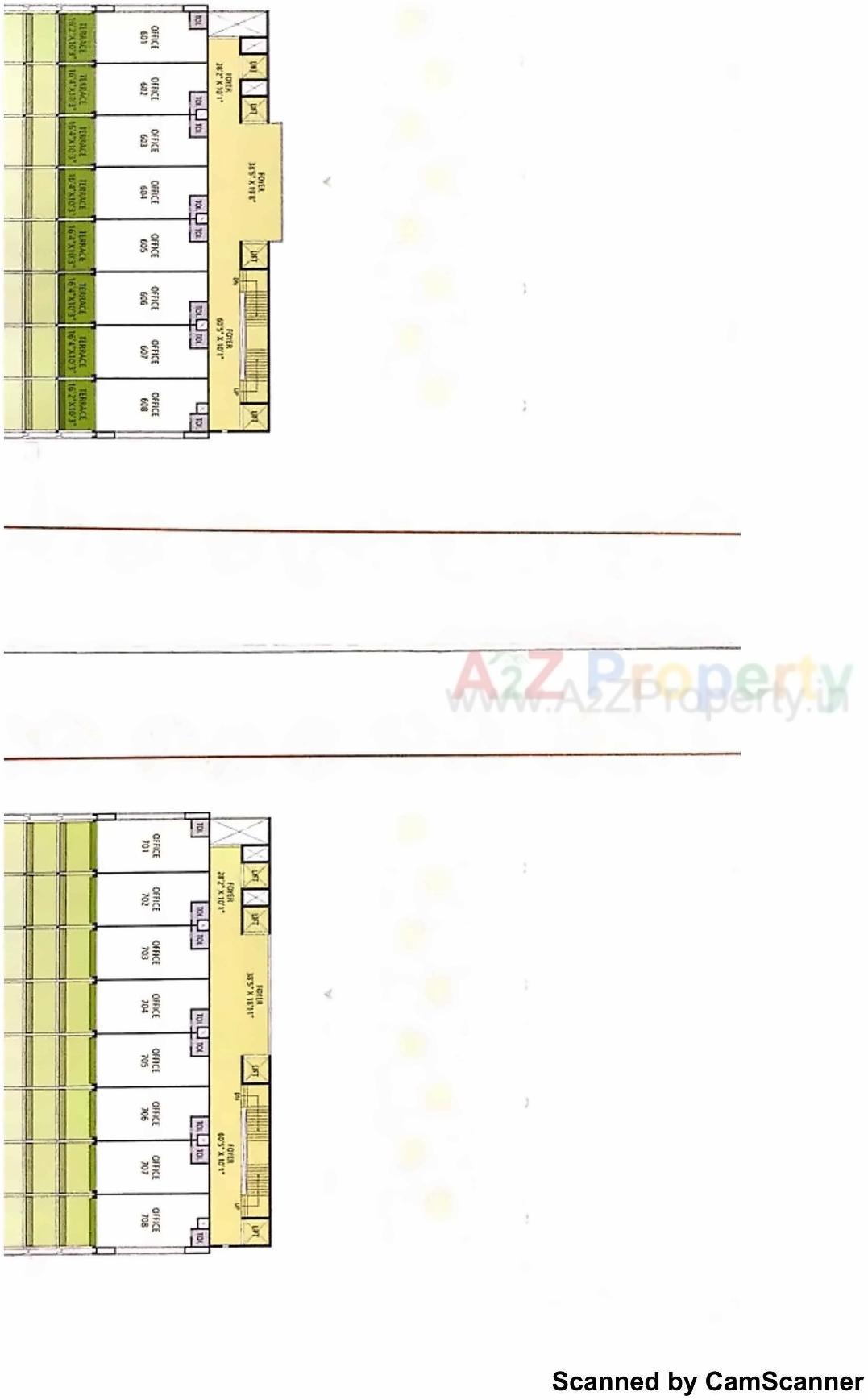 Layout of real estate project Salister located at Bodakdev, Ahmedabad, Gujarat