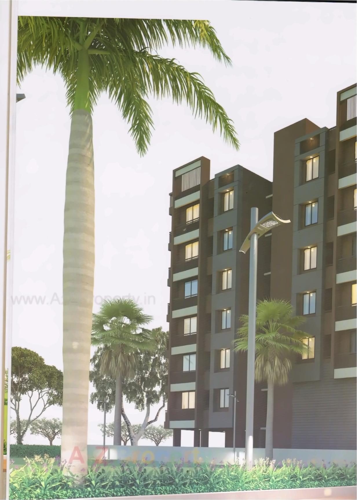 3D Elevation of real estate project Salman Avenue located at Jamalpur, Ahmedabad, Gujarat