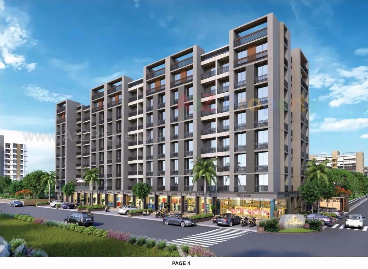 3D Elevation of real estate project Samanvay Glorious located at Ahmedabad, Ahmedabad, Gujarat