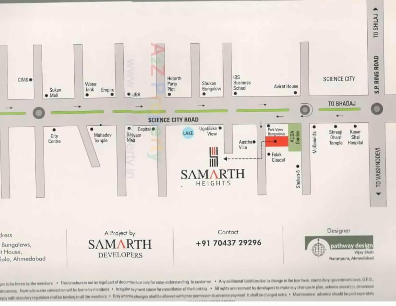  of real estate project Samarth Heights located at Sola, Ahmedabad, Gujarat
