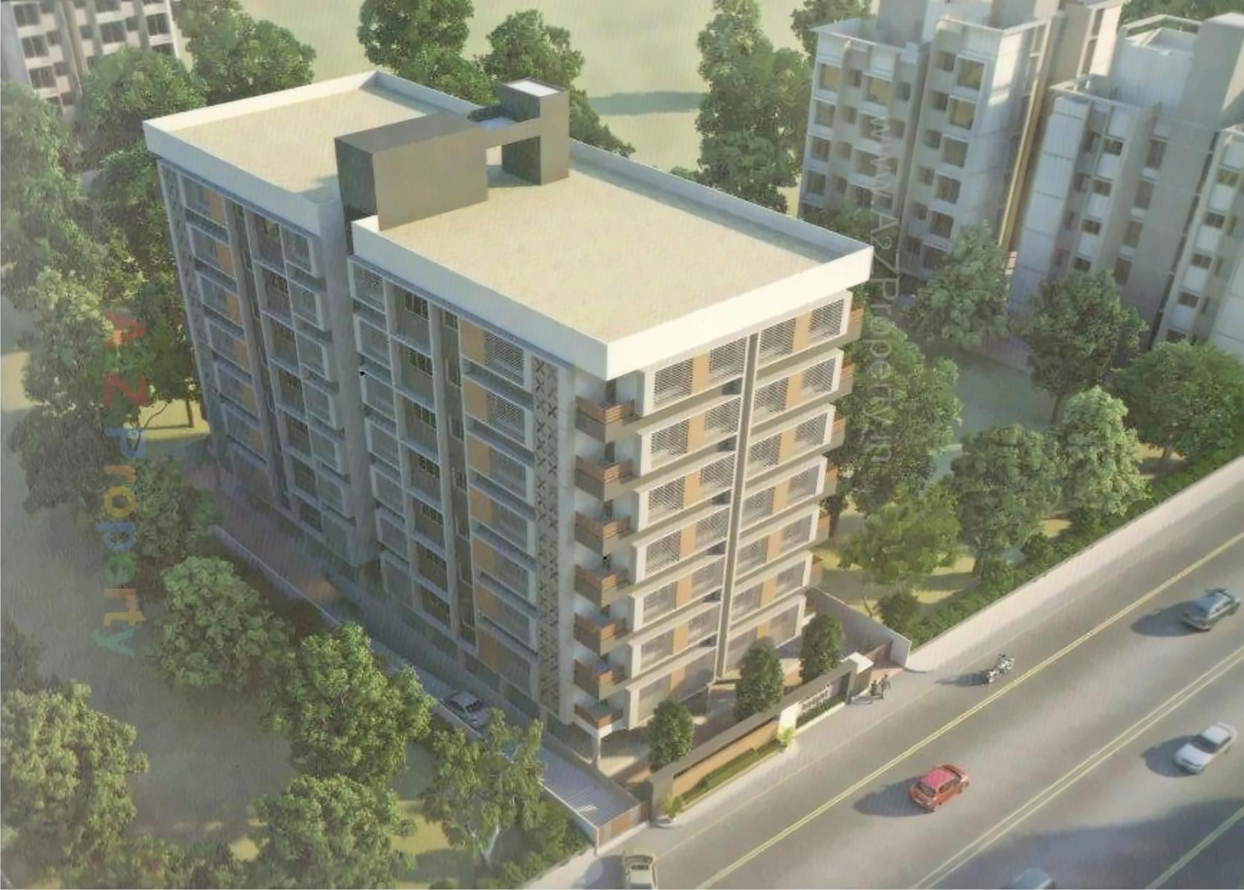 3D Elevation of real estate project Samarth Heights located at Sola, Ahmedabad, Gujarat