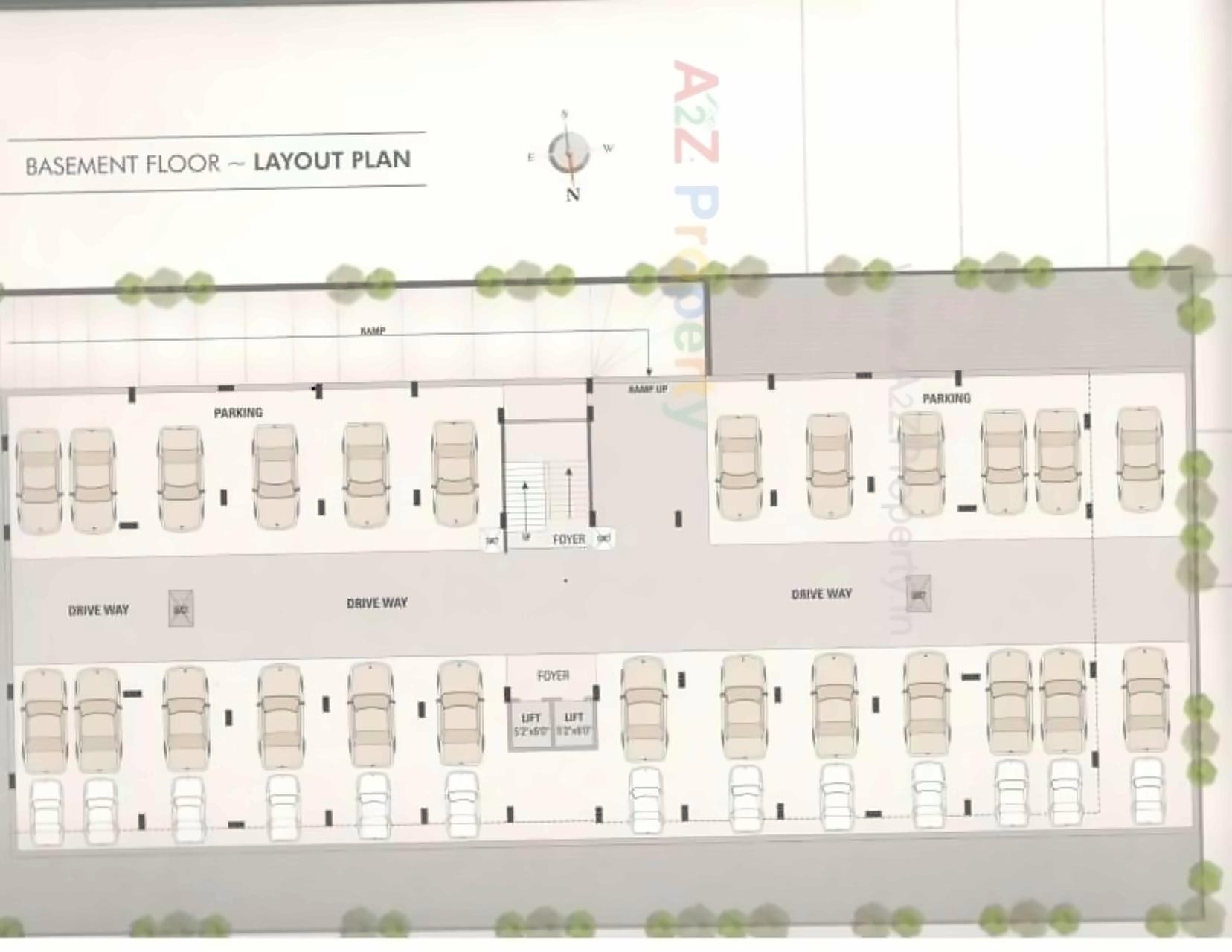 Layout of real estate project Samarth Heights located at Sola, Ahmedabad, Gujarat
