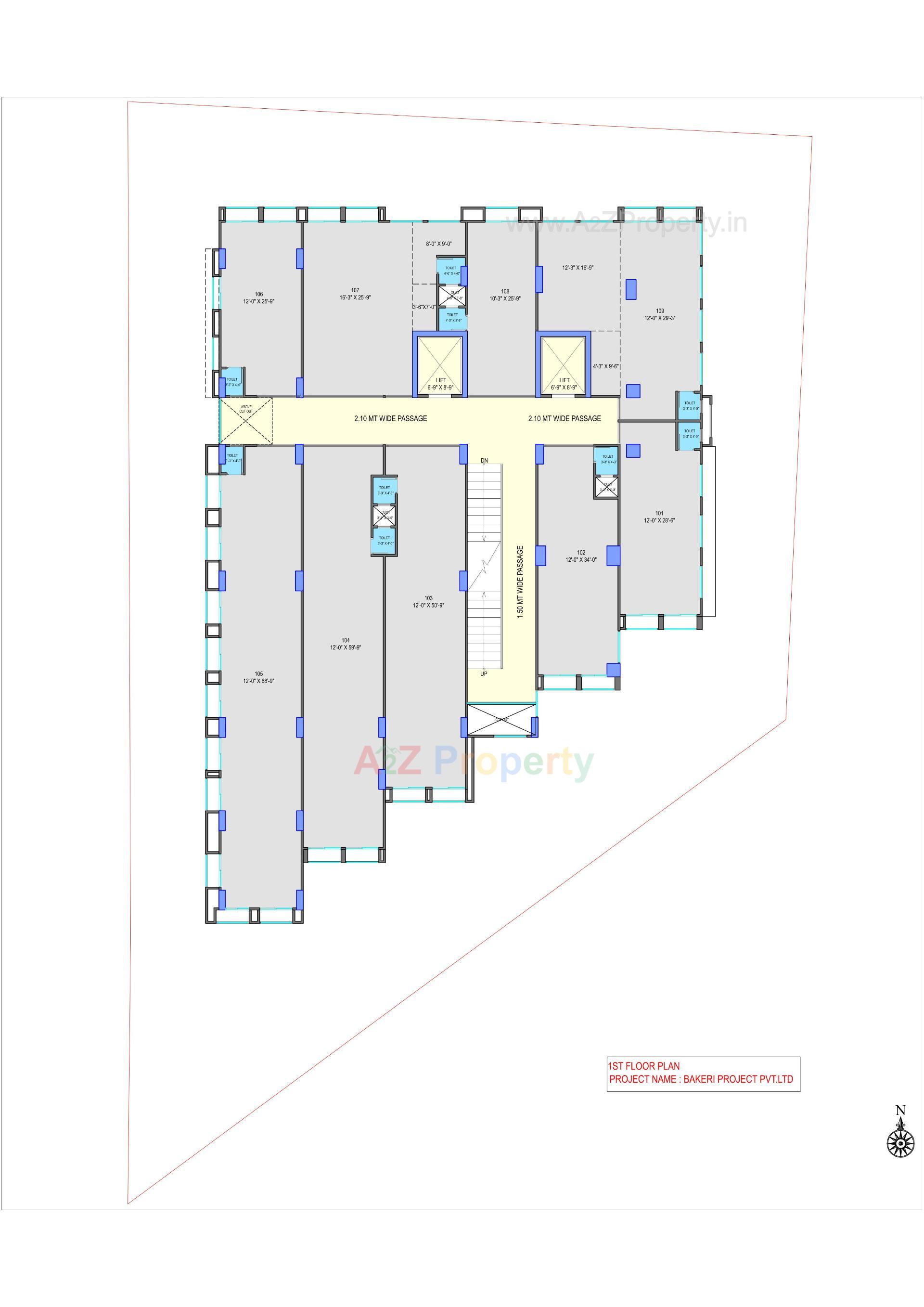 Layout of real estate project Samasta Arcade located at Vejalpur, Ahmedabad, Gujarat