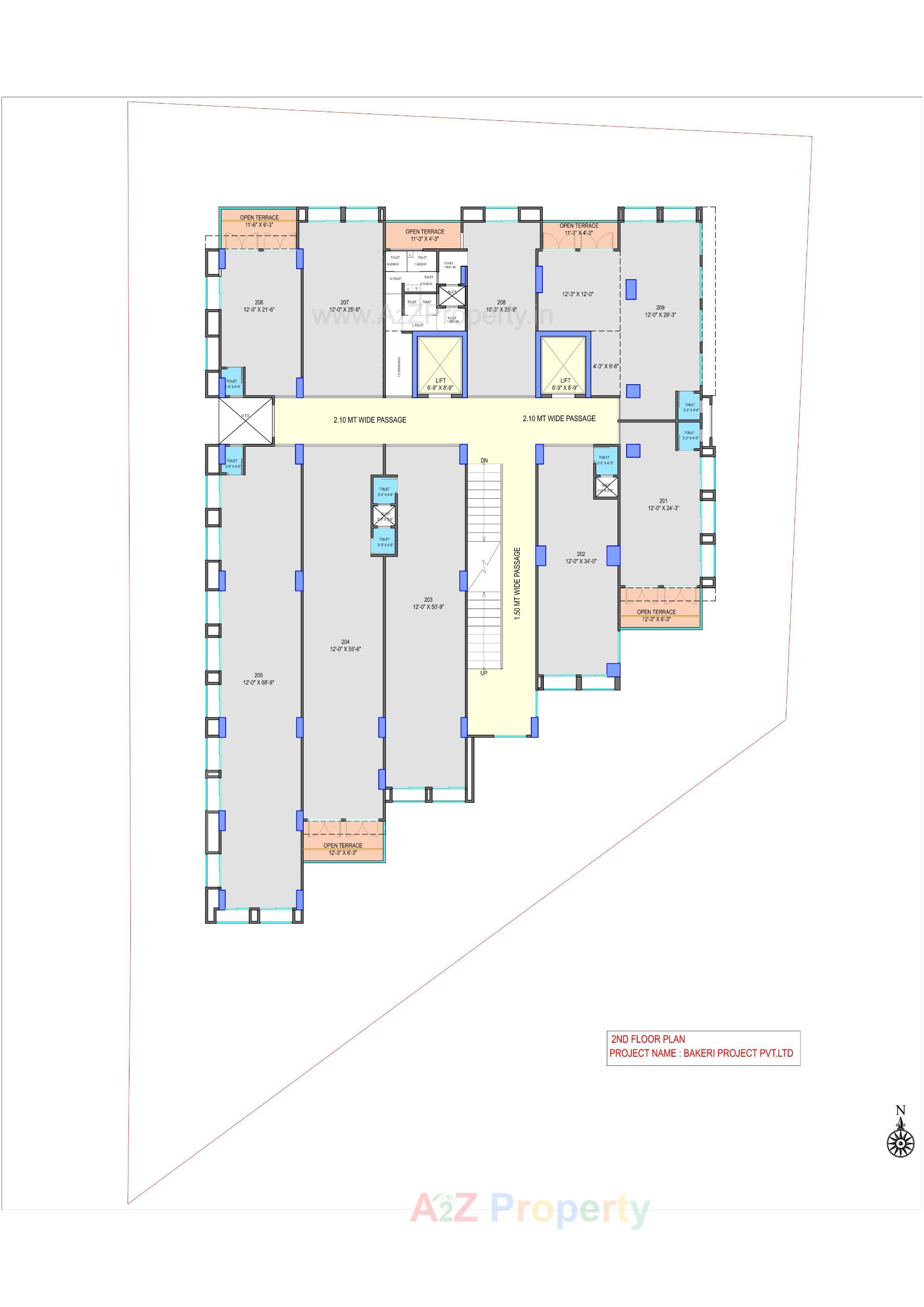 Layout of real estate project Samasta Arcade located at Vejalpur, Ahmedabad, Gujarat