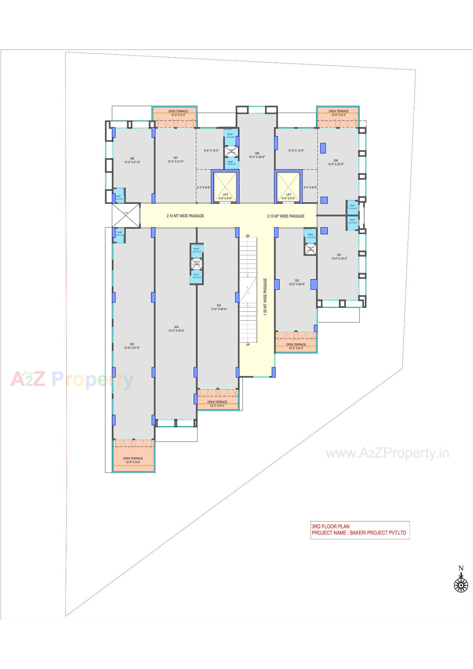Layout of real estate project Samasta Arcade located at Vejalpur, Ahmedabad, Gujarat