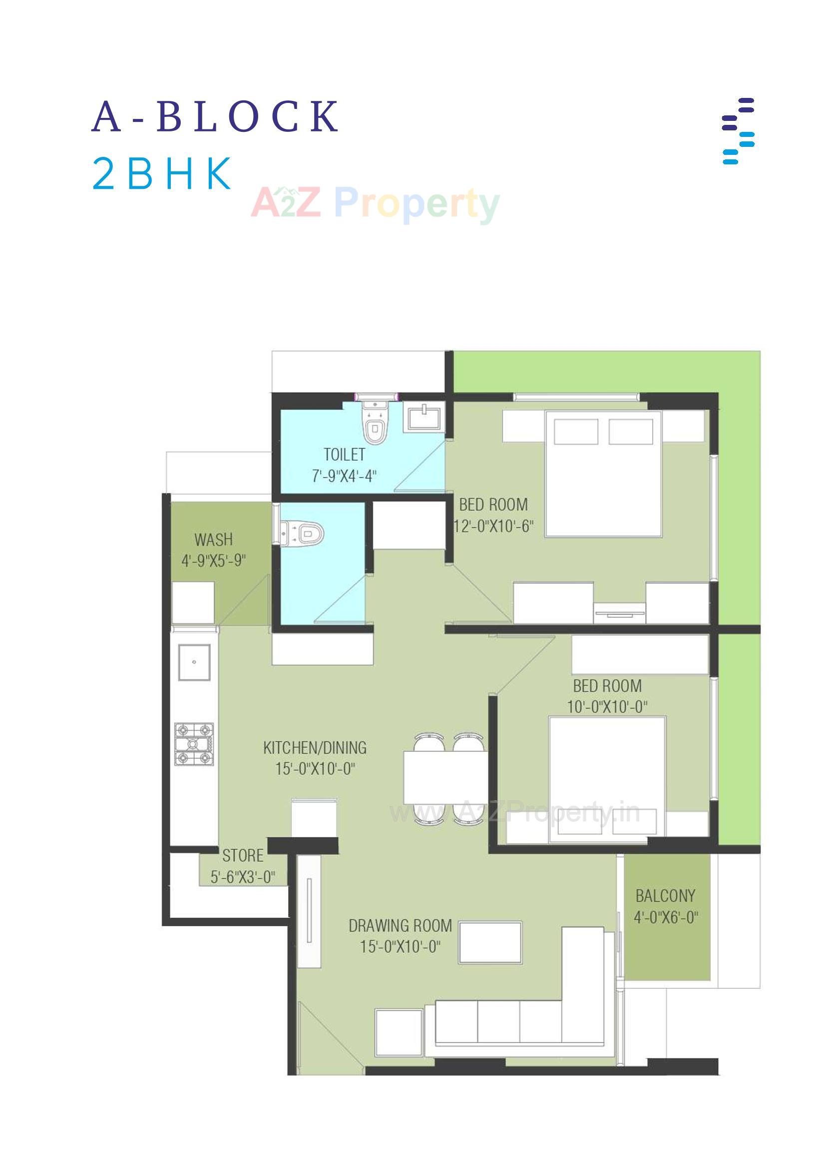Layout of real estate project Samatva Carnation located at Gota, Ahmedabad, Gujarat