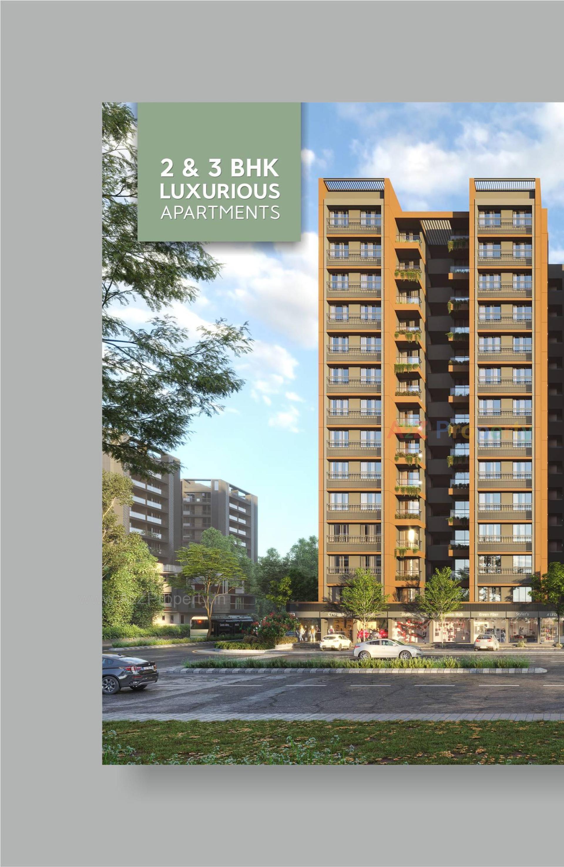 3D Elevation of real estate project Samay Aristo located at Ahmedabad, Ahmedabad, Gujarat