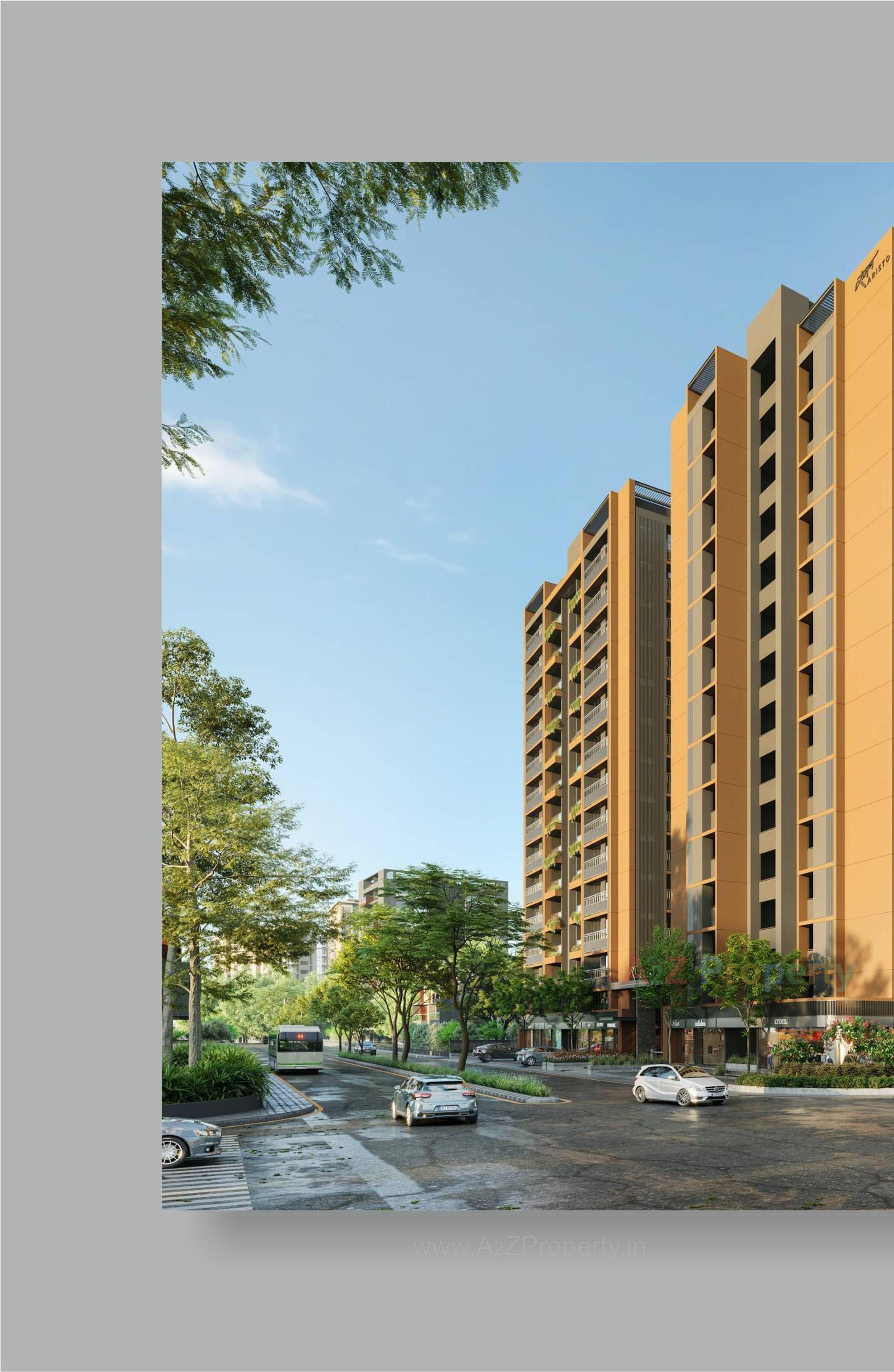 3D Elevation of real estate project Samay Aristo located at Ahmedabad, Ahmedabad, Gujarat