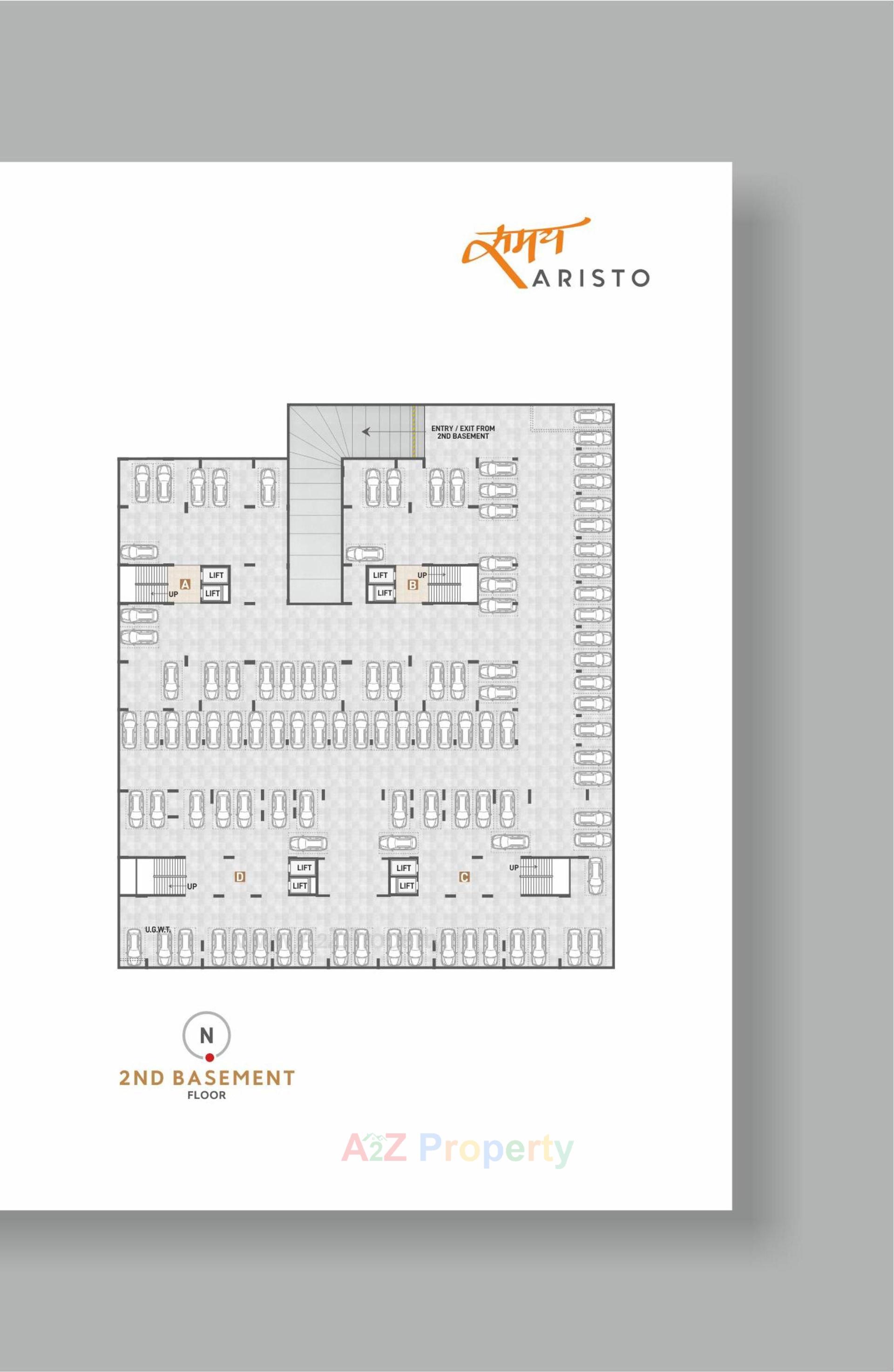 Layout of real estate project Samay Aristo located at Ahmedabad, Ahmedabad, Gujarat