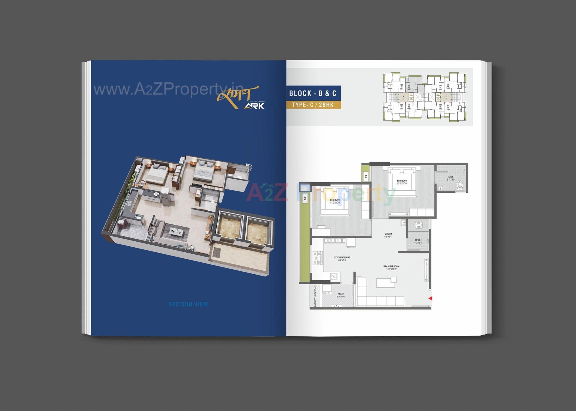 Layout of real estate project Samay Ark located at Bilasiya, Ahmedabad, Gujarat
