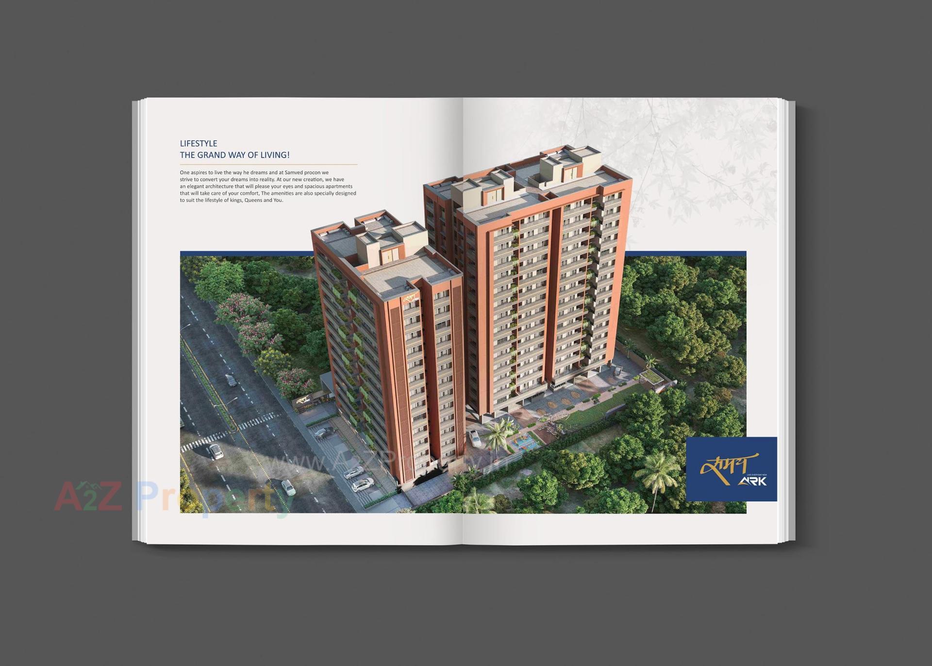 3D Elevation of real estate project Samay Ark located at Bilasiya, Ahmedabad, Gujarat